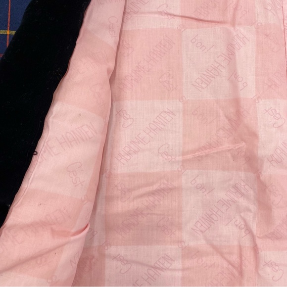 Kurume Hanten Jacket/Coat Vest 25 X 31 Blue/Red/Yellow Japanese Style - Picture 4 of 4